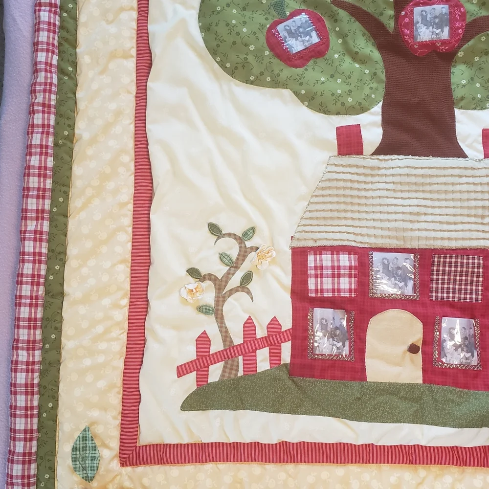 Apple Blossom Photo Crib Blanket Our Family Tree 50